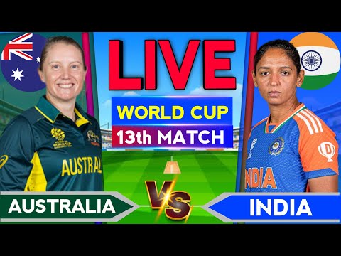 Thumbnail for 🔴Live - India Women vs Australia Women Live | Ind w vs Aus w | Full Match Commentary & Score Updates