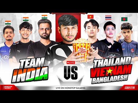 Thumbnail for INTERNATIONAL CLASH WATCH PARTY 🔥💀|| TEAM INDIA 🇮🇳 vs  🇹🇭 🇻🇳  🇧🇩  #nonstopgaming