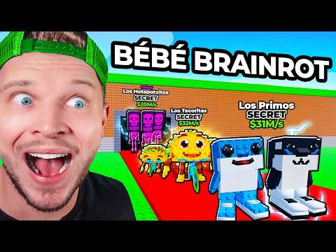 Thumbnail for 0€ à 100 MILLIARD avec Seulement des Bébés Brainrots !