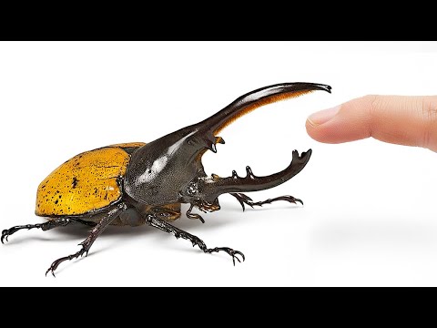 Thumbnail for World's Largest Beetle vs. Finger