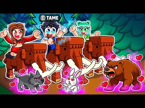 Thumbnail for Taming The STRONGEST ANIMAL ARMY In 99 Nights In The Forest! (Roblox)