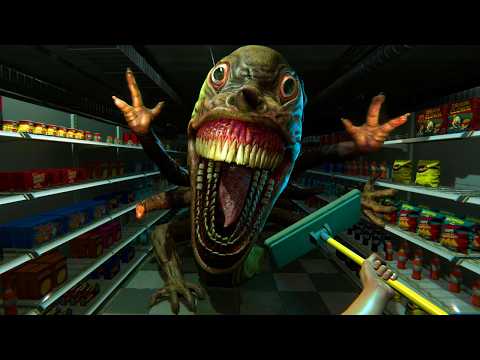 Thumbnail for Working Night Shift at a Grocery Store.. But the Customers are DOPPELGANGERS.. (HELLMART)