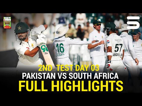 Thumbnail for Full Highlights | Pakistan vs South Africa Test Series 2025 | 2nd Test Day 3 | PCB | M3U1K