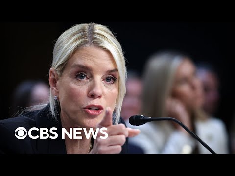 Thumbnail for Notable exchanges between Pam Bondi and lawmakers at Senate hearing
