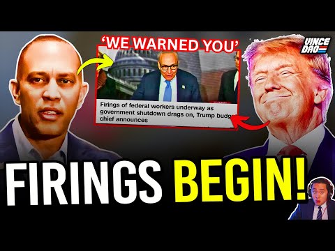 Thumbnail for Trump STUNS Democrats as Mass Firings Begin in Federal Workforce Under Government Shutdown Response