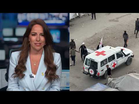 Thumbnail for TV host breaks down in tears as Israeli hostages released
