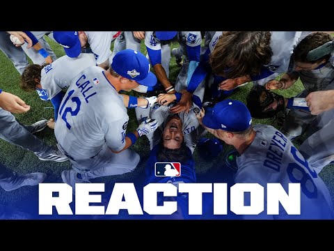 Thumbnail for INSTANT REACTION to a CLASSIC: Dodgers win the World Series in 7 games!   🏆