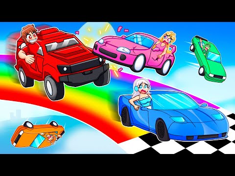 Thumbnail for 1v1 RACE On A RAINBOW In GTA 5...