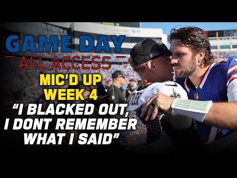 Thumbnail for NFL Week 4 Mic'd Up! "Hit him with a 20 yard **** pump fake" | Game Day All Access