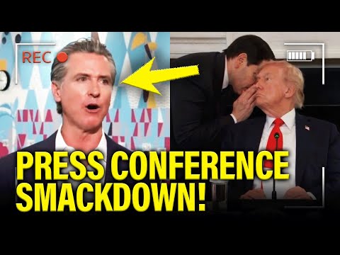 Thumbnail for Newsom RIPS Trump TO PIECES in PRESS CONFERENCE