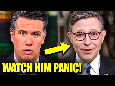 Thumbnail for Mike Johnson SWEATS BULLETS When Host Won’t Drop The Question