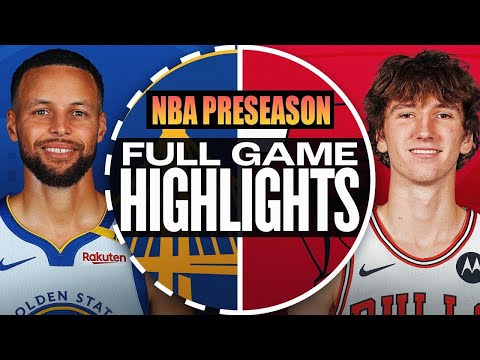 Thumbnail for Golden State Warriors vs Chicago Bulls Full Game Highlights - OCT 17, 2025 | NBA Preseason