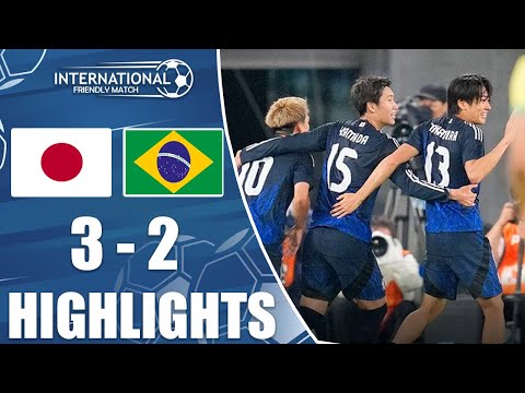 Thumbnail for Japan vs Brazil 3-2 : HIGHLIGHTS | International Friendly Match 2025