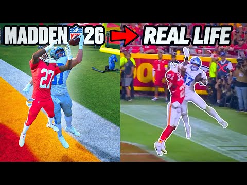 Thumbnail for I Recreated TOP PLAYS in From NFL Week 6 in Madden 26!
