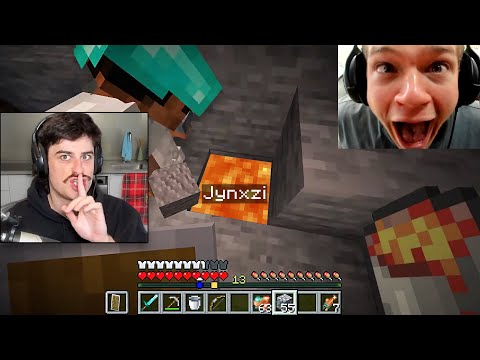 Thumbnail for trolling jynxzi until we beat minecraft