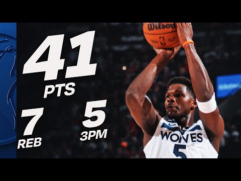 Thumbnail for Anthony Edwards MADE A STATEMENT vs Blazers | October 22, 2025