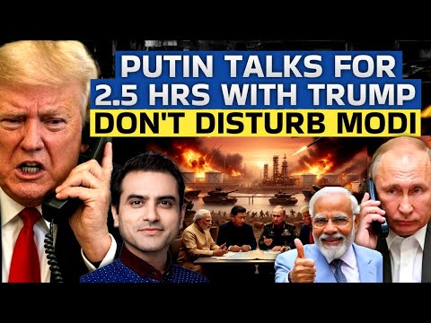 Thumbnail for BREAKING: PUTIN TALKS FOR 2.5 HRS WITH TRUMP, DON'T DISTURB MODI | CWSJ-2611 | Sumeet Jain
