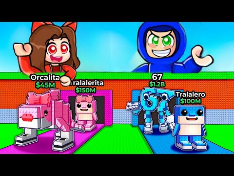 Thumbnail for BOY ONLY Vs GIRL ONLY Brainrots in Steal a Brainrot Roblox!!