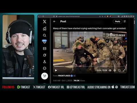 Thumbnail for Antifa GOES TO JAIL, DHS Begins Arrests Outside ICE After Sniper LASERED Antifa Goon | Tim Pool