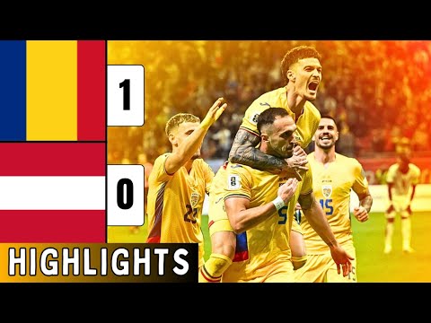 Thumbnail for Romania vs Austria 1-0 Highlights | Virgil Ghita Goal | World Cup 2026 Qualifiers 