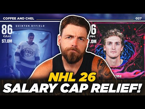 Thumbnail for SALARY CAP RELIEF! | NHL 26 COFFEE AND CHEL EP 27