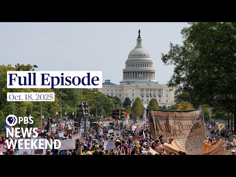 Thumbnail for PBS News Weekend full episode, Oct. 18, 2025