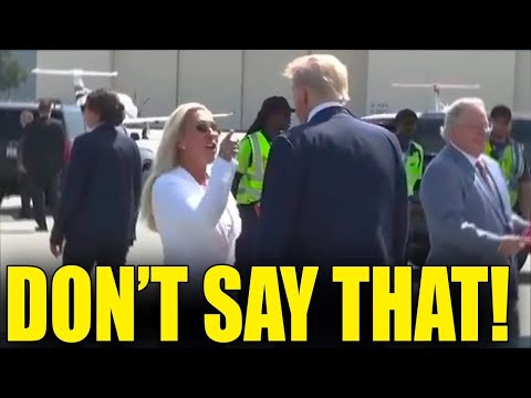 Thumbnail for WATCH: Trump SPITS as Marjorie Greene LIGHTS HIM UP!