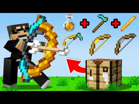Thumbnail for COMBINE Items INFINITELY in Minecraft