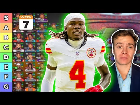 Thumbnail for Top 50 Wide Receiver Rankings & Tiers - Week 7 Fantasy Football