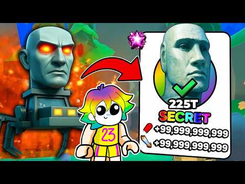 Thumbnail for Conseguí NUEVO PERSONAJE SECRETO GIGALITRAKTOS SPIDOROBOS hasta NIVEL MÁXIMO Brainrot Evolution