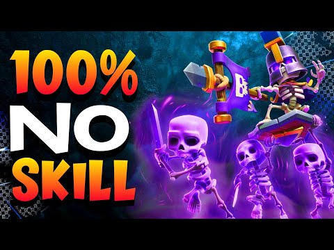Thumbnail for Skeleton Army Evolution Makes This Deck 100x MORE NO SKILL!!