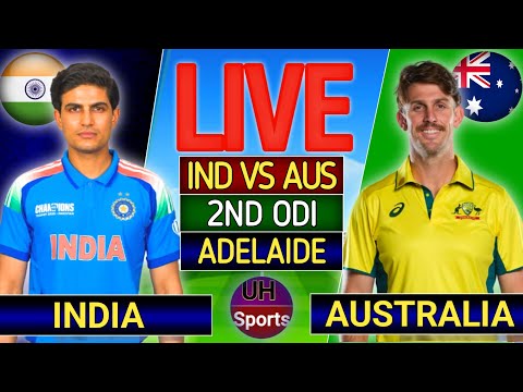 Thumbnail for LIVE : IND VS AUS, 2ND ODI MATCH LIVE CRICKET SCORE | INDIA VS AUSTRALIA, LIVE CRICKET MATCH TODAY