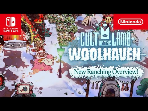 Thumbnail for Cult of the Lamb: Woolhaven – Ranching Overview Trailer – Nintendo Switch