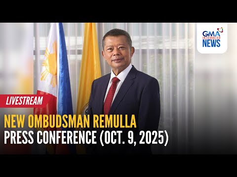 Thumbnail for LIVE - New Ombudsman Jesus Crispin Remulla press conference (Oct... - Replay | GMA Integrated News