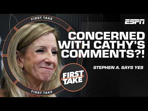 Thumbnail for Stephen A. calls for WNBA Commissioner Cathy Engelbert to RESIGN | First Take
