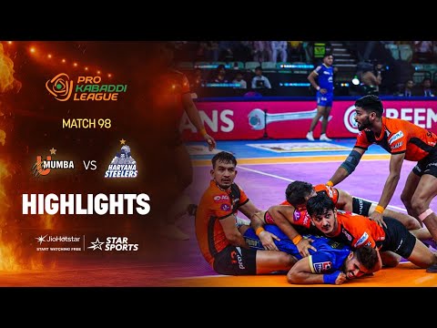 Thumbnail for U Mumba edge past Haryana Steelers in tie-breaker to seal Top 8 spot | HIGHLIGHTS | PKL 12