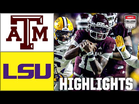 Thumbnail for Texas A&M Aggies vs. LSU Tigers | Full Game Highlights | ESPN College Football