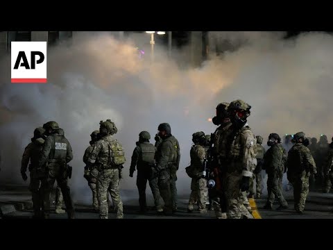 Thumbnail for Protesters gather in Portland as city braces for arrival of federal troops