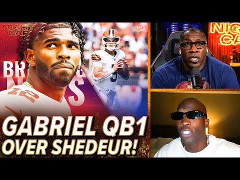 Thumbnail for Unc & Ocho FRUSTRATED Shedeur Sanders is SITTING the BENCH for QB1 Dillon Gabriel?! | Nightcap