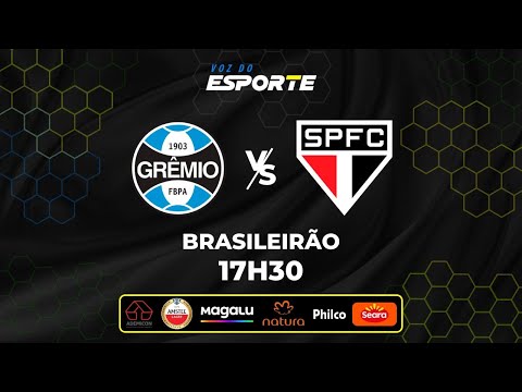 Thumbnail for GRÊMIO X SÃO PAULO - AO VIVO | CAMPEONATO BRASILEIRO – 16/10/2025