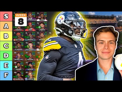 Thumbnail for Top 40 Wide Receiver Rankings & Tiers - Week 8 Fantasy Football