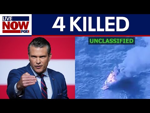 Thumbnail for 'Narco-terrorists' killed in latest boat strike off Venezuela, Hegseth says