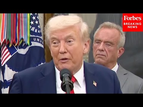 Thumbnail for 'It's Pretty, Pretty Record Shattering': Trump Claims US Has Secured '$18 Trillion' In Investment