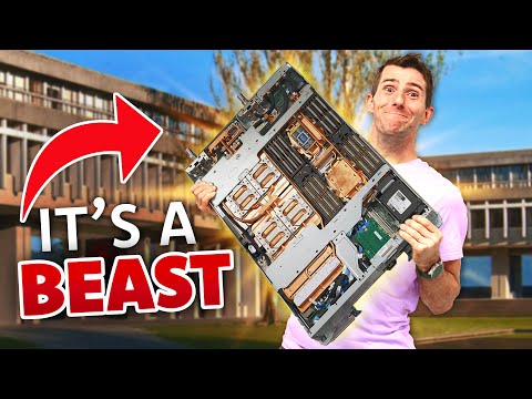Thumbnail for They let me take apart a SUPER COMPUTER