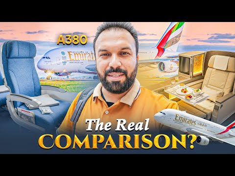 Thumbnail for Emirates A380 Economy💺vs Business 🔥Class ✈️ Big Mistake? 🇦🇪 Dubai to New York 🇺🇸