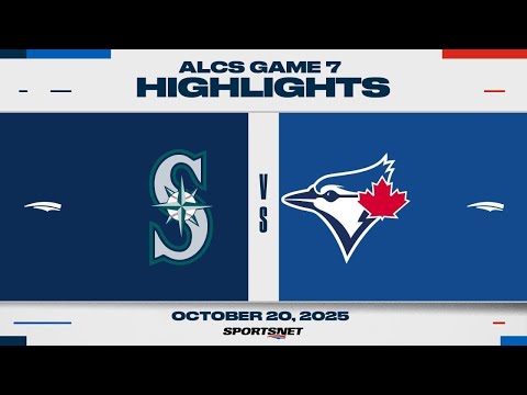 Thumbnail for MLB ALCS Game 7 Highlights | Mariners vs. Blue Jays - October 20, 2025