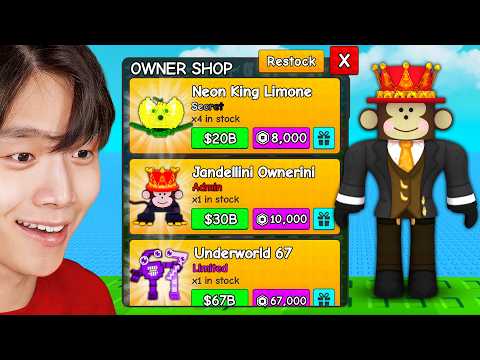 Thumbnail for Starting Over Using ONLY OWNER Shop in Plants vs Brainrots
