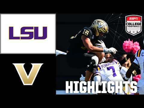 Thumbnail for LSU Tigers vs. Vanderbilt Commodores | Full Game Highlights | ESPN College Football