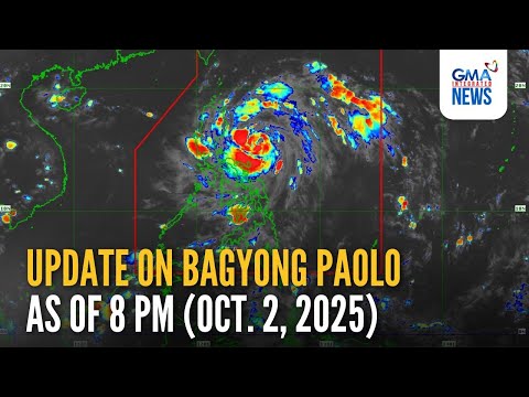 Thumbnail for PAGASA weather update on #PaoloPH as of 8PM (Oct. 2, 2025) | GMA Integrated News