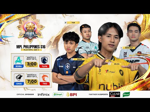 Thumbnail for 🔴 LIVE | MPL PH S16 | FILIPINO - PLAYOFFS DAY 3